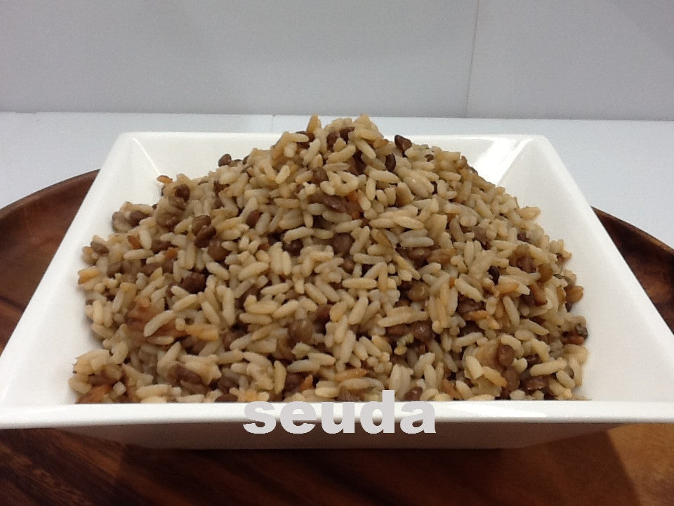 Rice and Lentils.